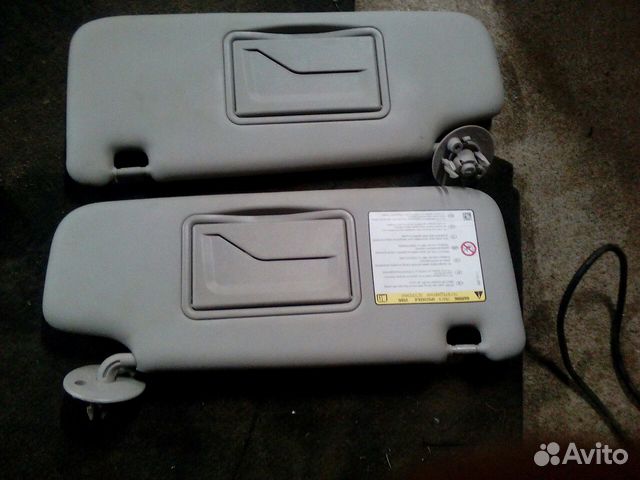 Солнцезащитные козырьки на Chevrolet Aveo T300