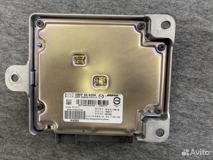Усилитель звука Bose Mazda 6 GL