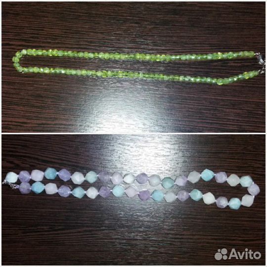 Бусы из натуральных камней