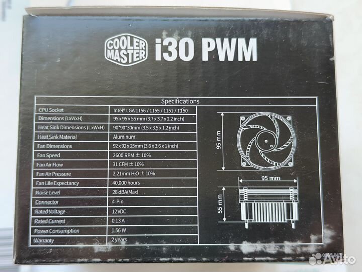 Cooler Master I30PWM RH-I30-26PK-R1