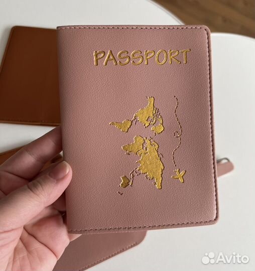 Обложка на паспорт и багажная бирка