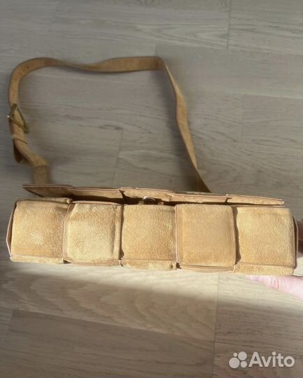 Сумка женская через плечо желтая