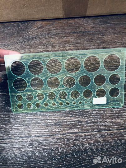 Трафарет окружностей Стамм