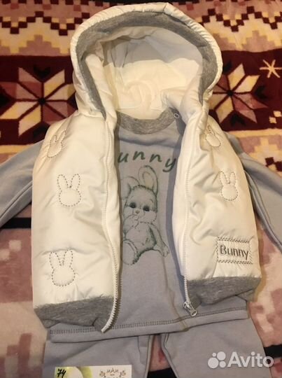 Спортивный костюм с жилеткой 92