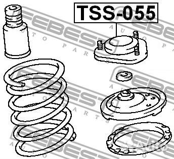 Febest TSS-055 Опора амортизатора переднего