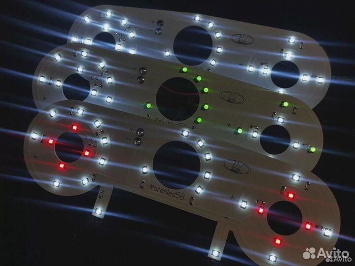 Led подсветка блока печки Гранта/Калина