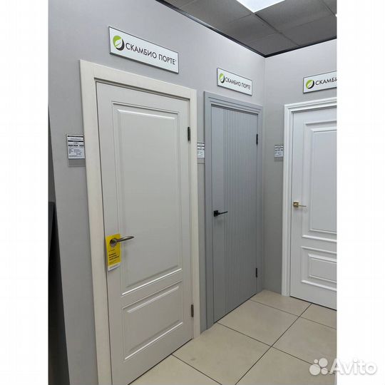 Межкомнатная дверь PSM-2 Дуб скай бежевый глухое