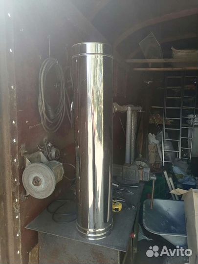 Сендвич труба нержавейка новая (Доставка)