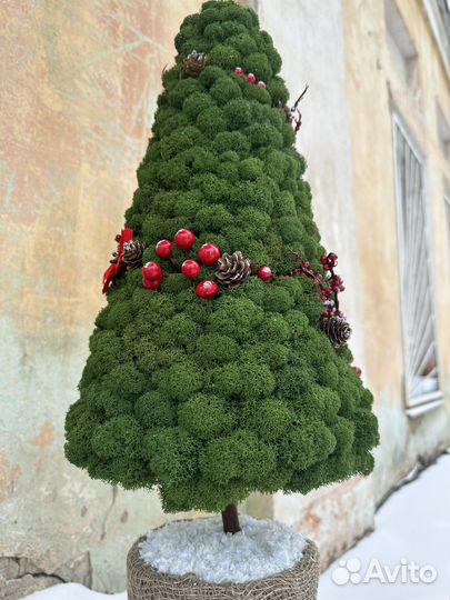 Елка из стабилизированного мха