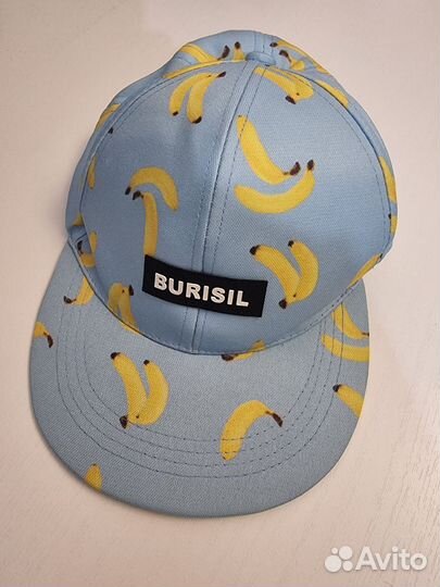 Кепка burisil голубая с бананами