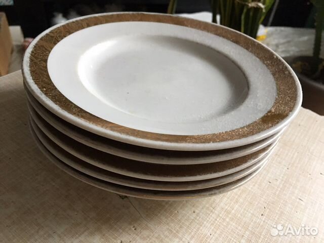 Винтажные пирожковые тарелки лфз