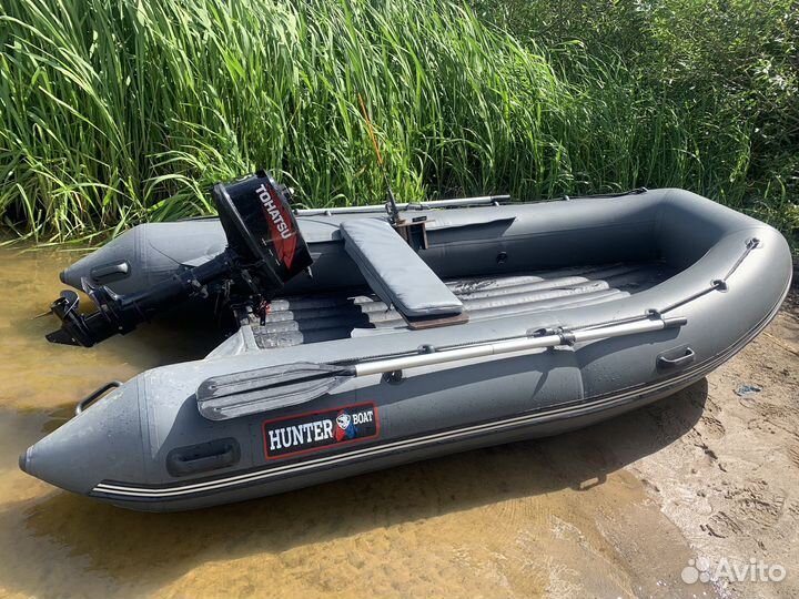Надувная лодка пвх бу с мотором