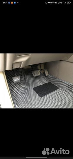 Автомобильные коврики эва в подарок подпятник + 2