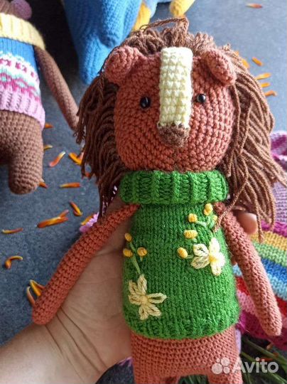 Вязаные игрушки ручной работы