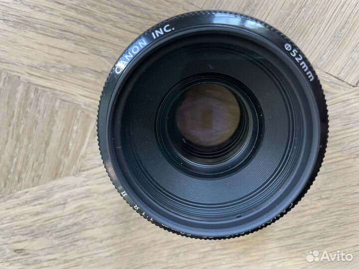 Объектив canon 50mm 1 8 II