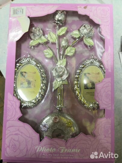 Сердце - кристалл сваровски,Древо фоторамка