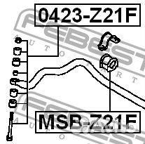 Тяга стабилизатора передняя