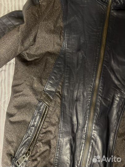 Дубленка кожаная натуральная мужская