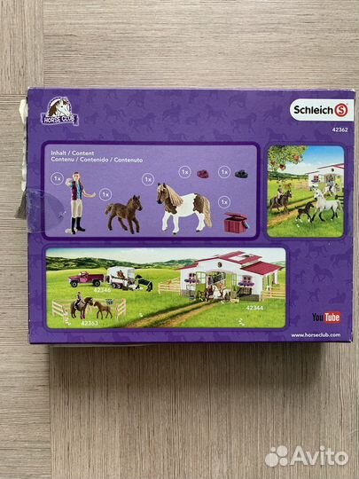 Игровой набор Schleich конюх с шотладским пони
