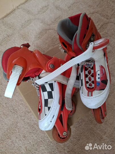 Классные детские ролики Молния McQueen