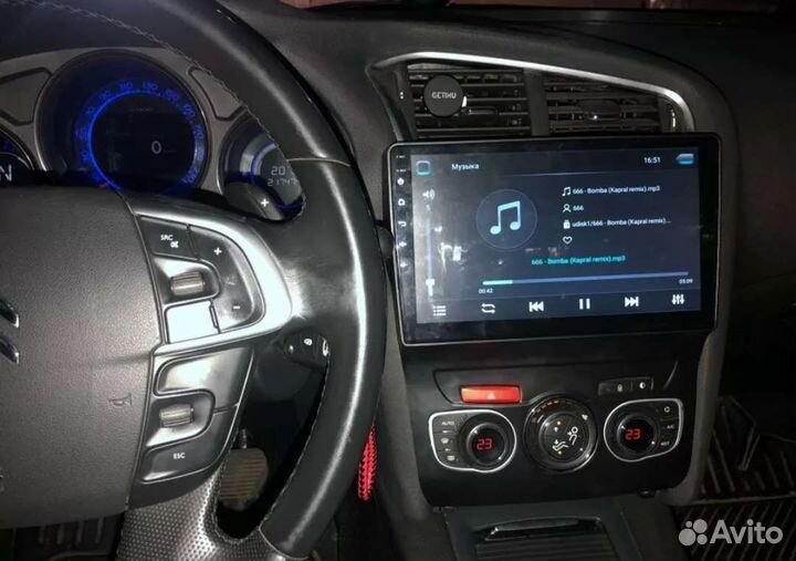 Штатная магнитола Citroen C4 12+