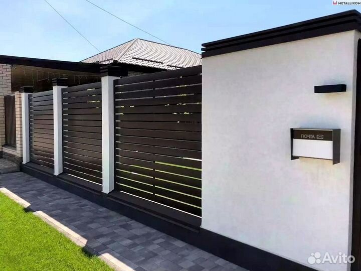 Заборы/Ворота/Ограждения из оцинкованного металла