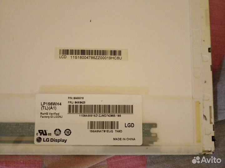 Матрица 15.6 для ноутбука