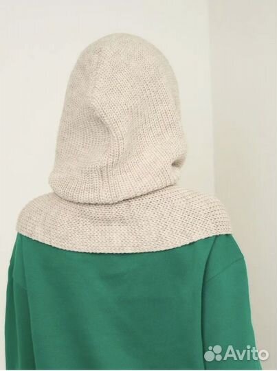 Капор с манишкой на флисе