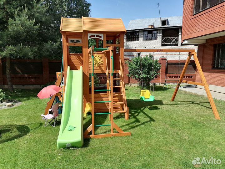 Детские деревянные площадки для дачи