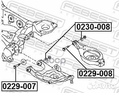 Эксцентрик nissan patrol Y62 2010- 0230-008 023