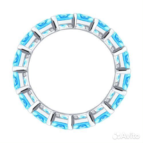 Кольцо sokolov из серебра, 94014433, р.17,5