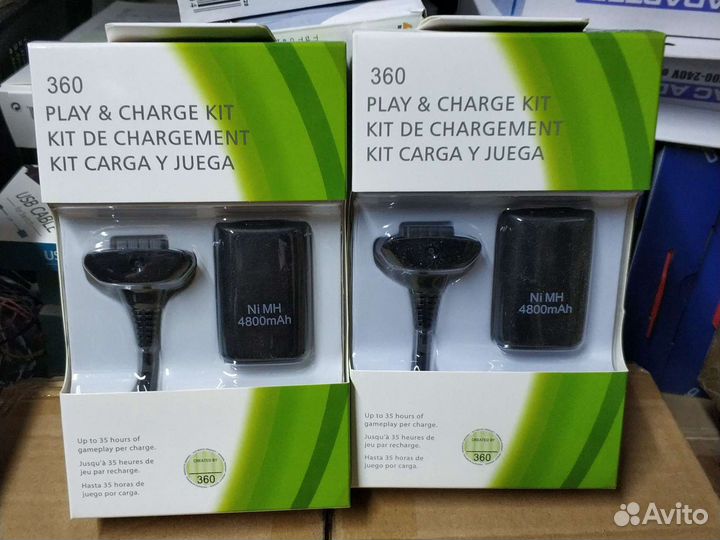 Xbox 360 аккумулятор, зарядка, крышка геймпада