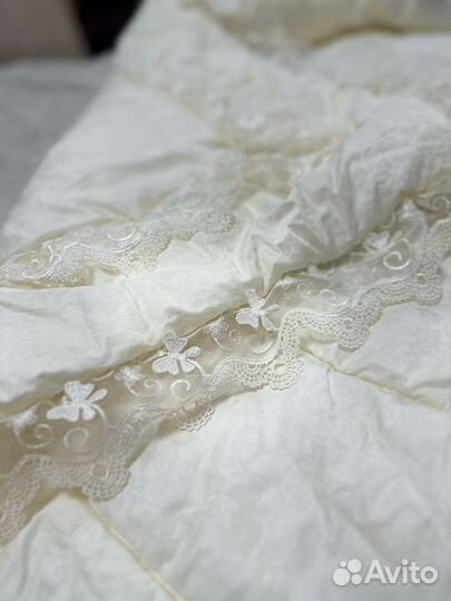 Одеяло на выписку. Цвет бежевый