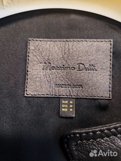 Massimo dutti кожаная куртка