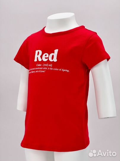 Ovs Футболка мальчик Красный EU 86-92 cm, 1.5-2 года