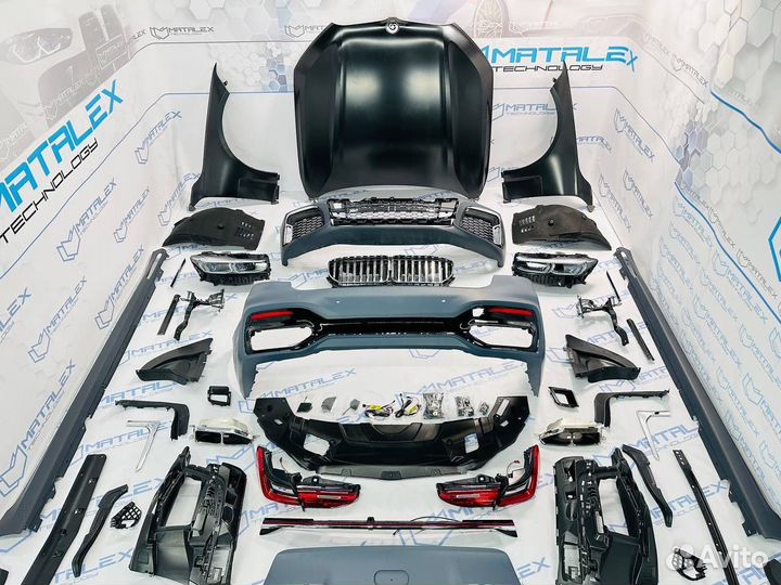BMW F02 рестайлинг обвес в сборе