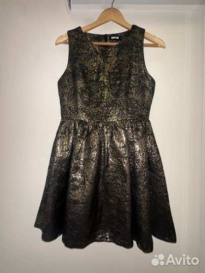 Женское платье парчовое