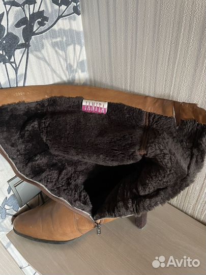 Сапоги женские натуральная кожа зима