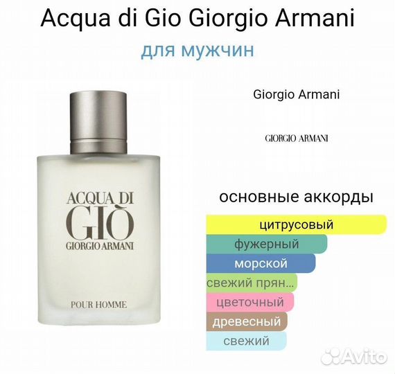 Armani aqua di gio