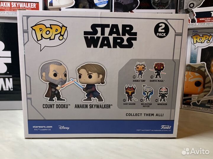 Funko Pop Count Dooku vs. Anakin Skywalker 2-Pack