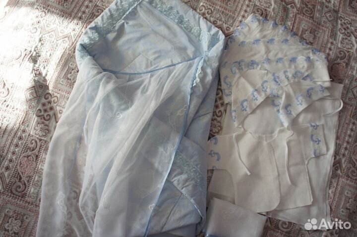 Комплект (одеяло-конверт) на выписку весна-осень