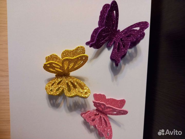 Бабочки из фоамирана