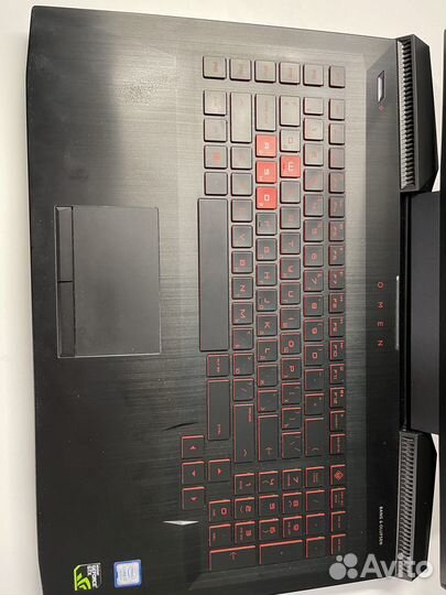 Игровой ноутбук hp omen i7-7700HQ CPU