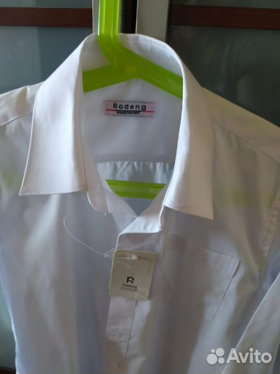 Рубашка белая для мальчика 134