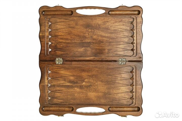 Нарды и шашки резные Самсон 61 х 62 см бук Армения 62713