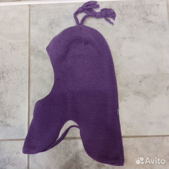 Шапка шлем для девочки зима 50-52 lenne