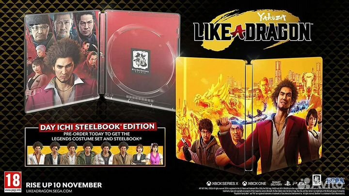 Yakuza: Like a Dragon Day Ichi стилбук новый Xbox