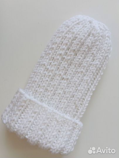 Шапка вязаная ручная работа