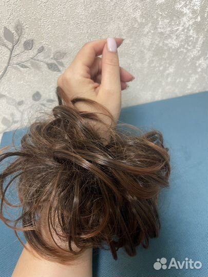Шиньон резинка пучок новая
