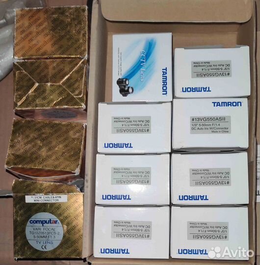 Объектив (5-50мм) Computar, Tamron, Кожух-сфера